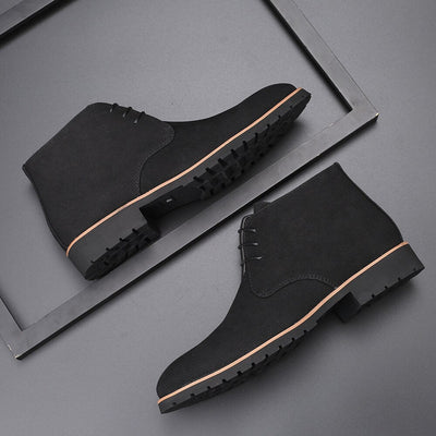 Laurens | Stylish cow suede leather shoes for men