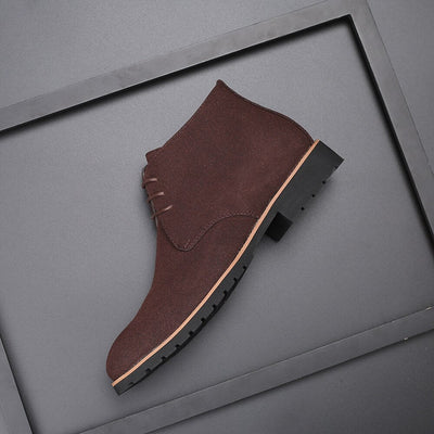 Laurens | Stylish cow suede leather shoes for men