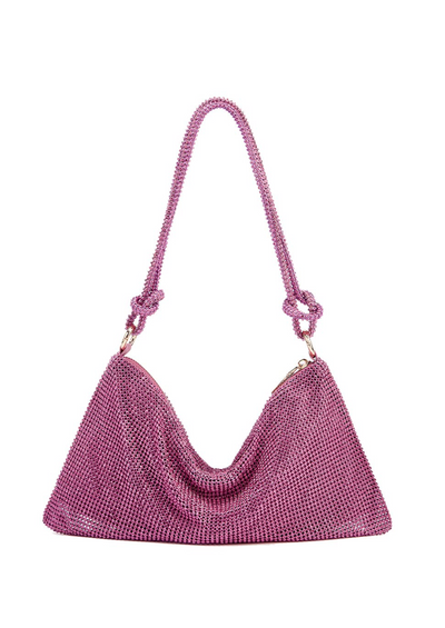 Dionne| Elegante Schultertasche in Rosa
