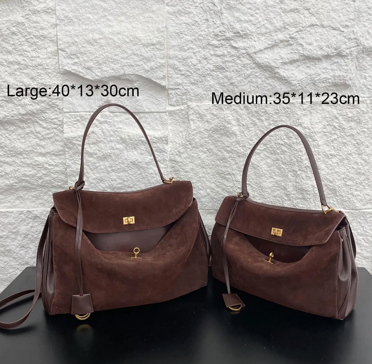 Luxuriöse vegane Leder Tote Bag