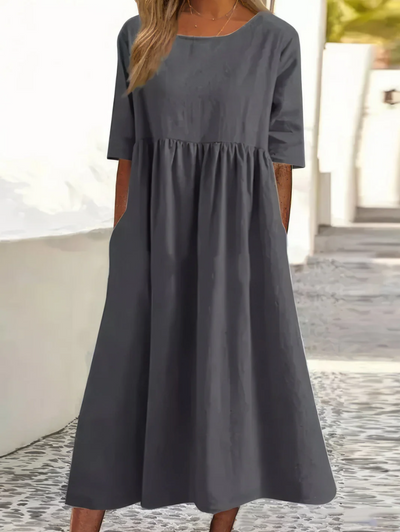 Mia™ - Kleid mit Rundhalsausschnitt für Damen