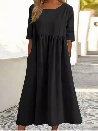 Mia™ - Kleid mit Rundhalsausschnitt für Damen