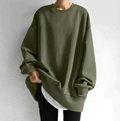 Rena - Gemütlicher Oversize Lässiger Damenpullover