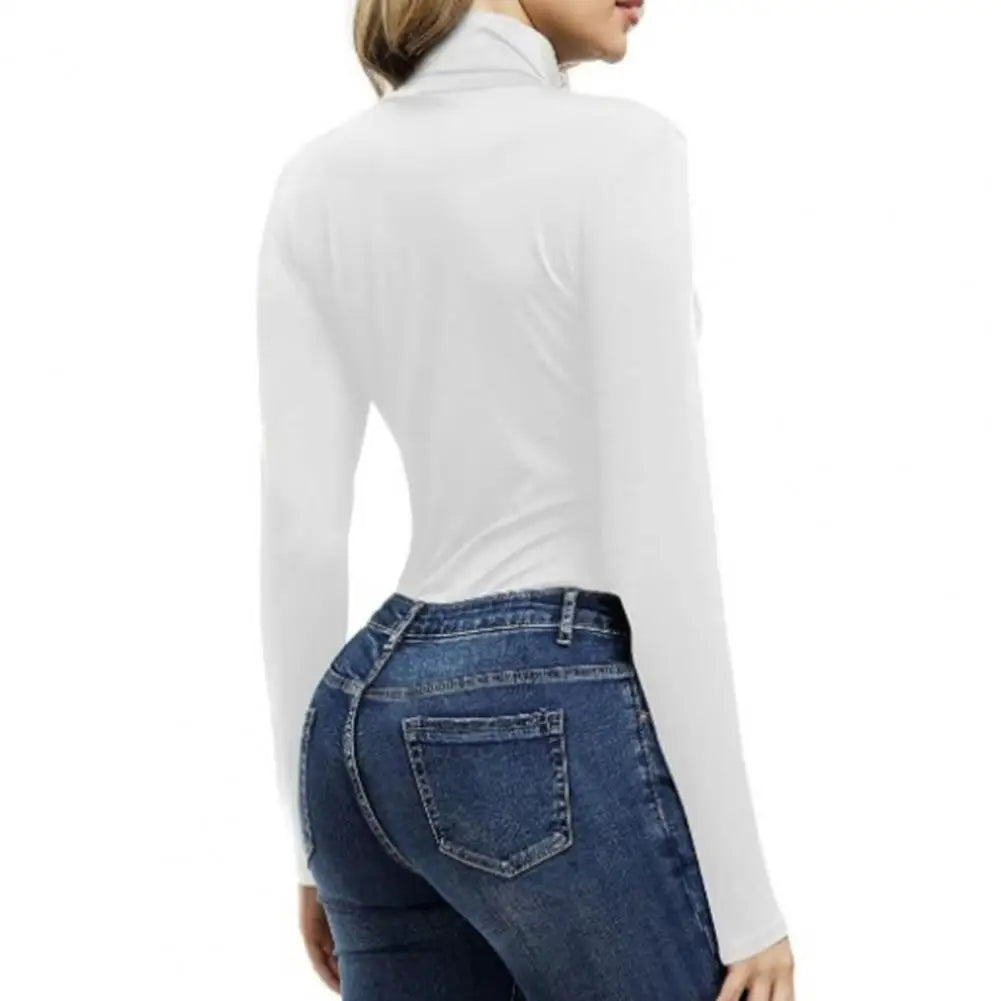 Senna | Eleganter langärmeliger Rollkragenpullover