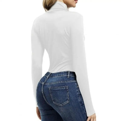 Senna | Eleganter langärmeliger Rollkragenpullover