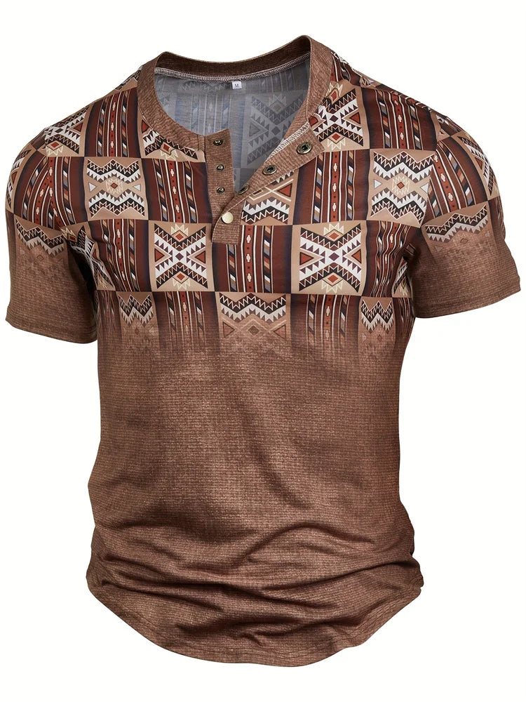 Felix – Stilvolles Hemd mit Patchwork-Print