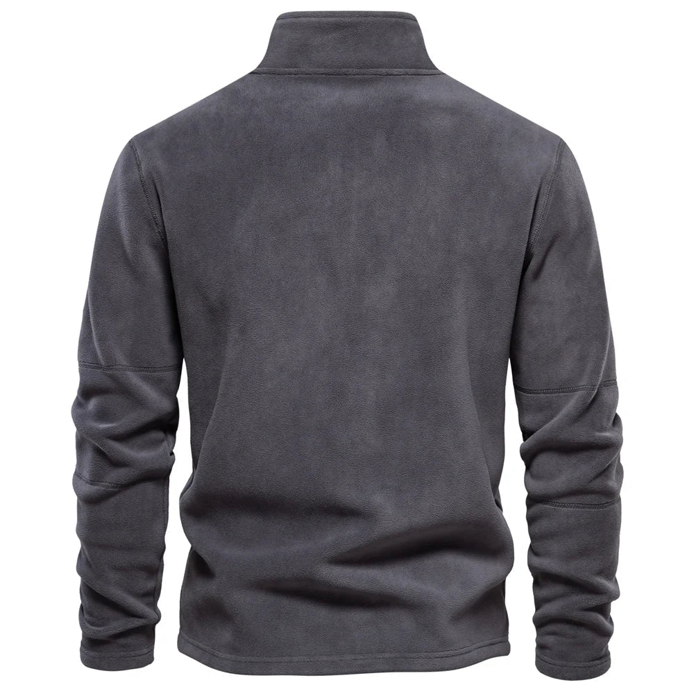 Darren | Gemütlicher Fleece-Zip-Pullover für Komfort und Stil