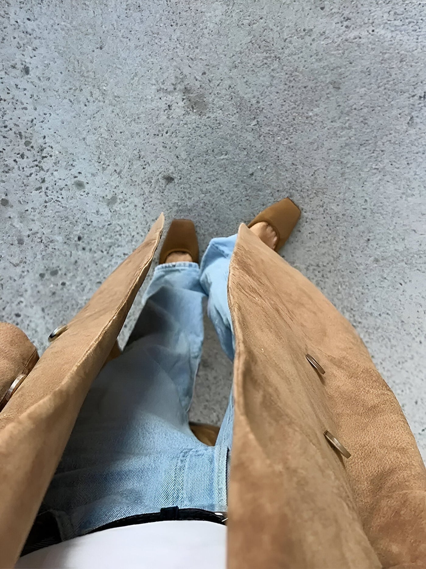 Elena | Suede Trenchcoat