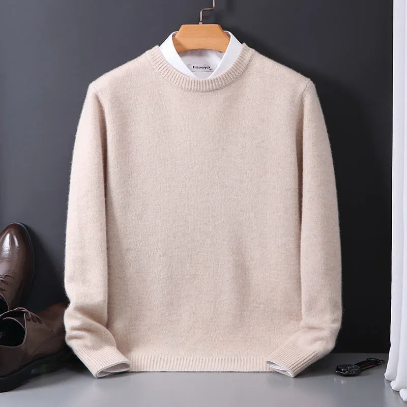 Pullover Herren Klassisch Rundhals | Elegant & Weich