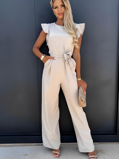 Veronica - Jumpsuit mit Rüschengürtel