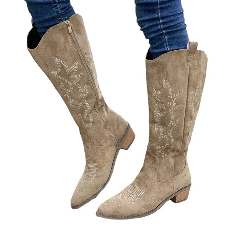 WildWest Chic | Stylische Cowboy-Stiefel für Damen