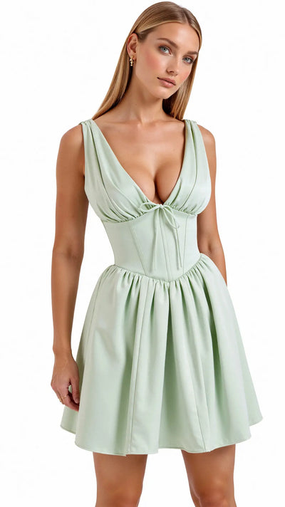 Seraphina Satin-Minikleid