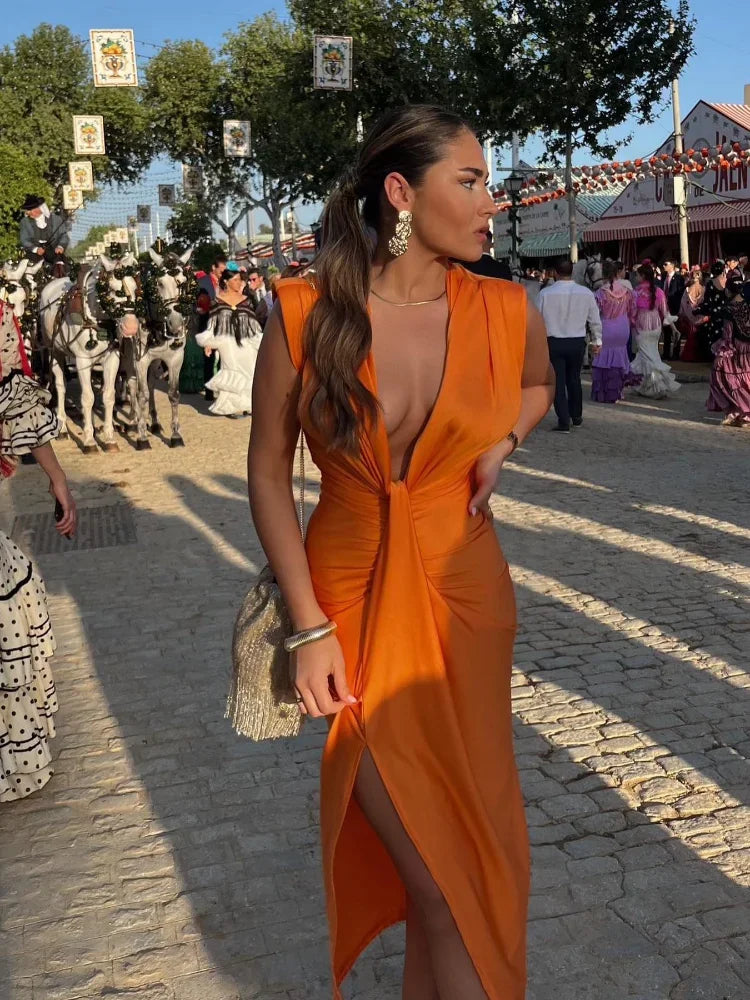 Lily Eleganten Plissee Kleid