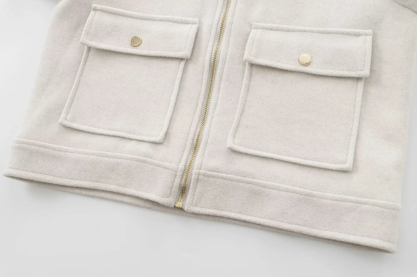 Alina | Kurzjacke Mit Reißverschluss