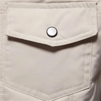 Geknöpfte Steppjacke für Herren