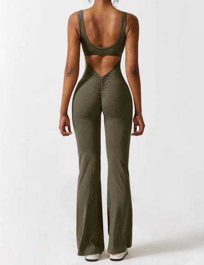 Sionex | Atmungsaktiver Flare-Jumpsuit für Damen Sommer