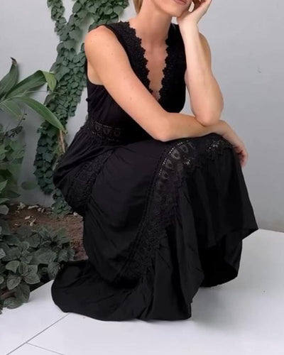 Alyssa | Ärmelloses Midikleid