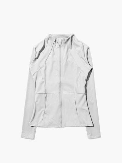 Damen Sportjacke – Leichte Fitnessjacke mit Reißverschluss