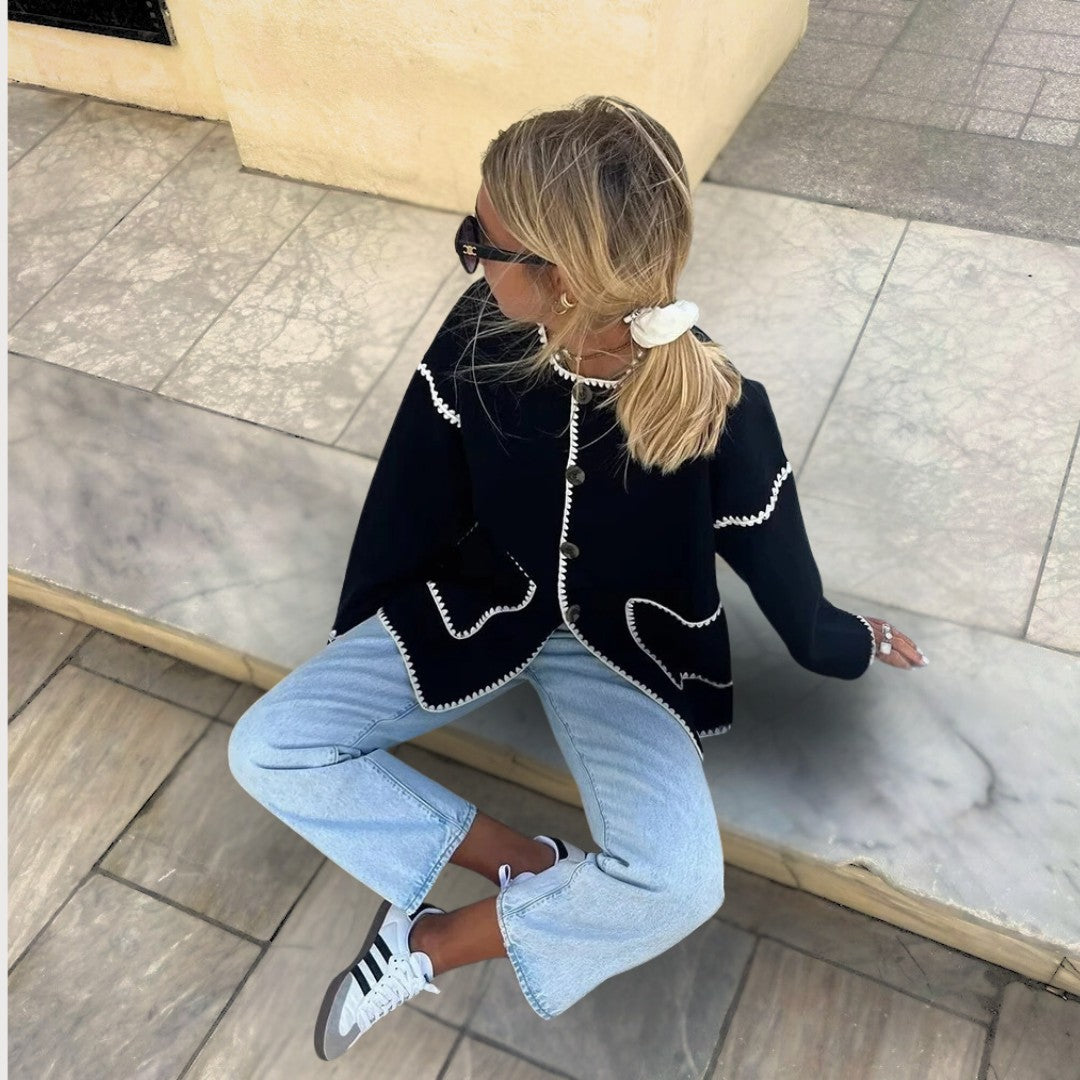 Mia | Elegante Damen-Strickjacke