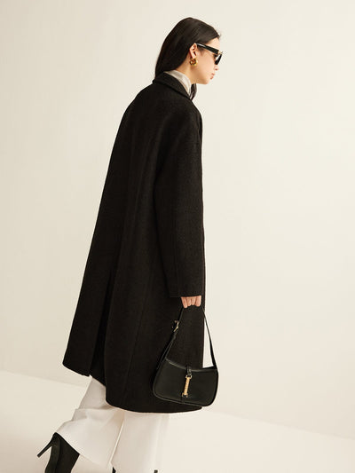 Sophia | Eleganter Trenchcoat für Damen Schwarz Klassisch