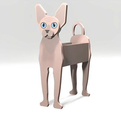 Sphynx Cat Flower Pot