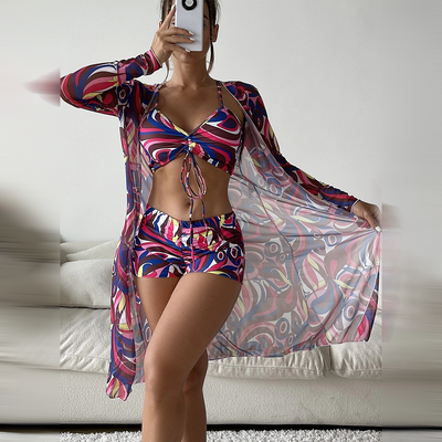 Hilda® | Bedrucktes dreiteiliges Schwimmbecken