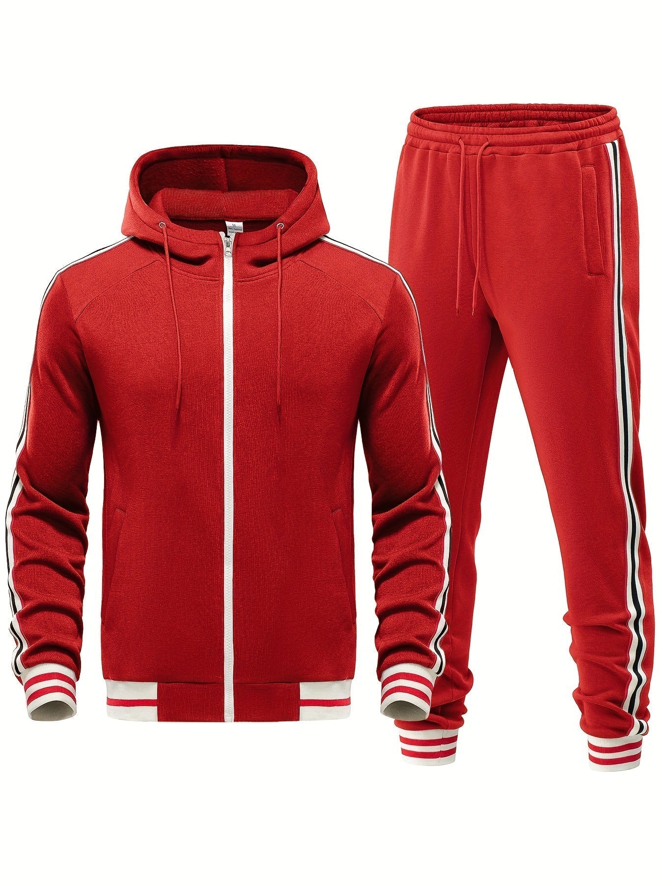 Stylischer Trainingsanzug mit Modernem Streifenlook