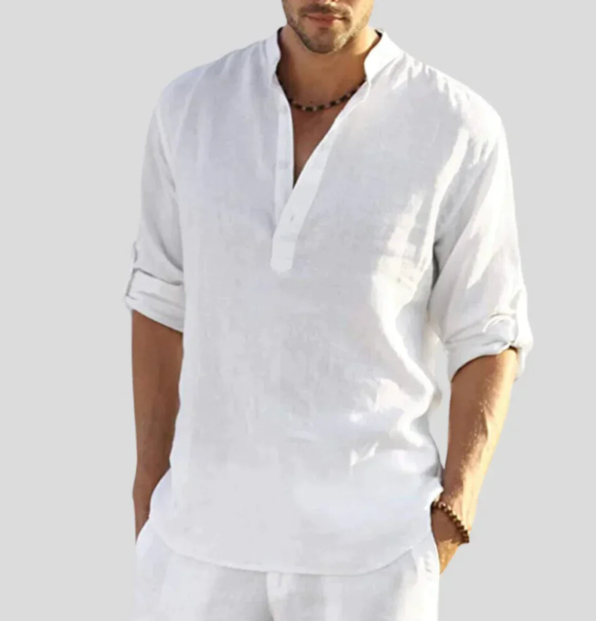 Vazo | Stylish linen shirt, breathable, comfortable, versatile wear