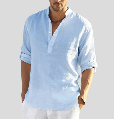 Vazo | Stylish linen shirt, breathable, comfortable, versatile wear