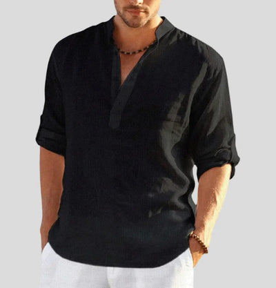 Vazo | Stylish linen shirt, breathable, comfortable, versatile wear