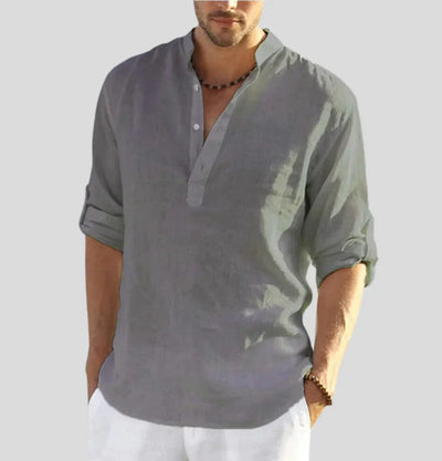 Vazo | Stylish linen shirt, breathable, comfortable, versatile wear