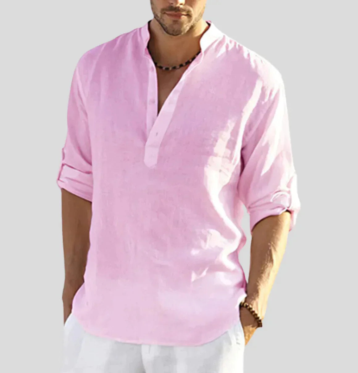 Vazo | Stylish linen shirt, breathable, comfortable, versatile wear