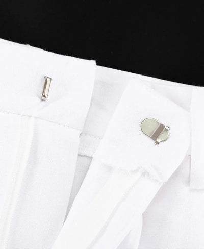 Elegantes Damen Zweiteiler Set Business Casual Ärmellos mit Weitem Bein