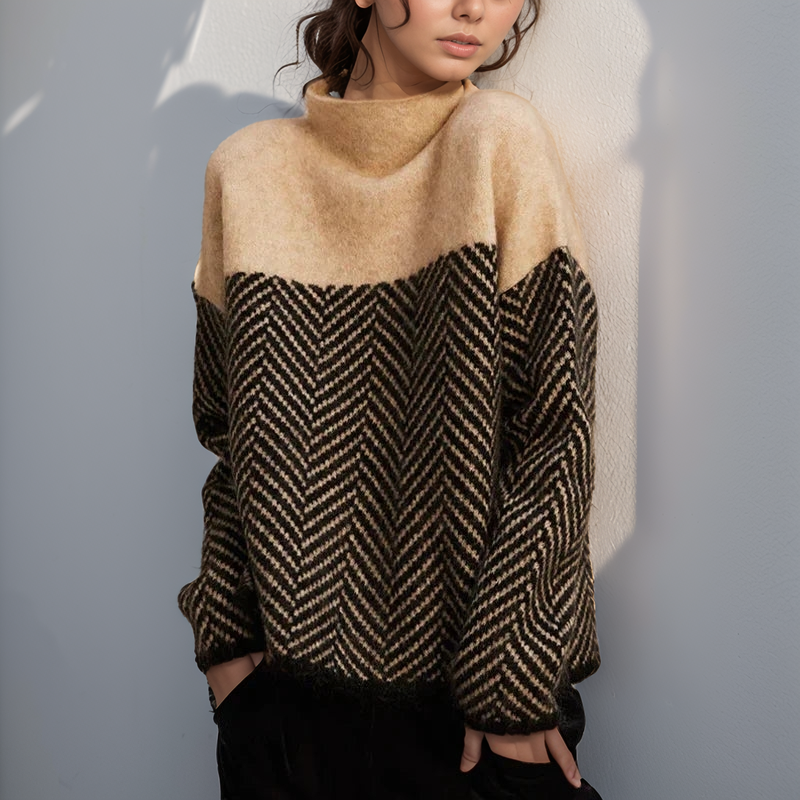 Elena | Bequemer Rollkragenpullover