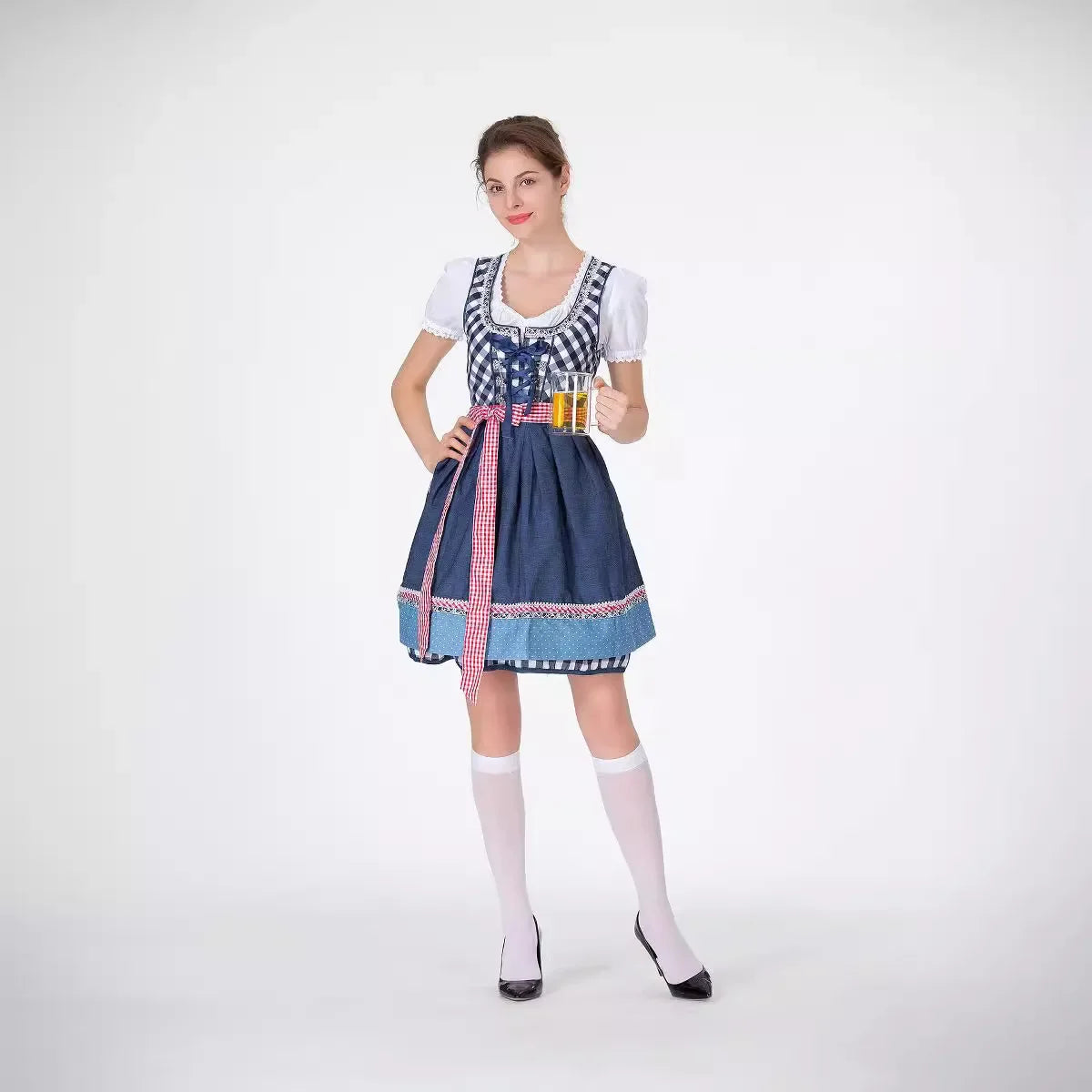 Nadine | Traditionelles Dirndlkleid mit Bluse und Schürze