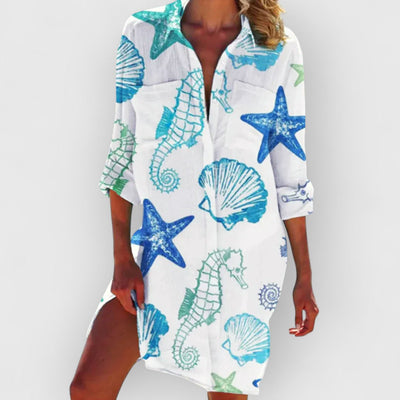 Violet | Farbenfrohes Kleid aus edlen Materialien