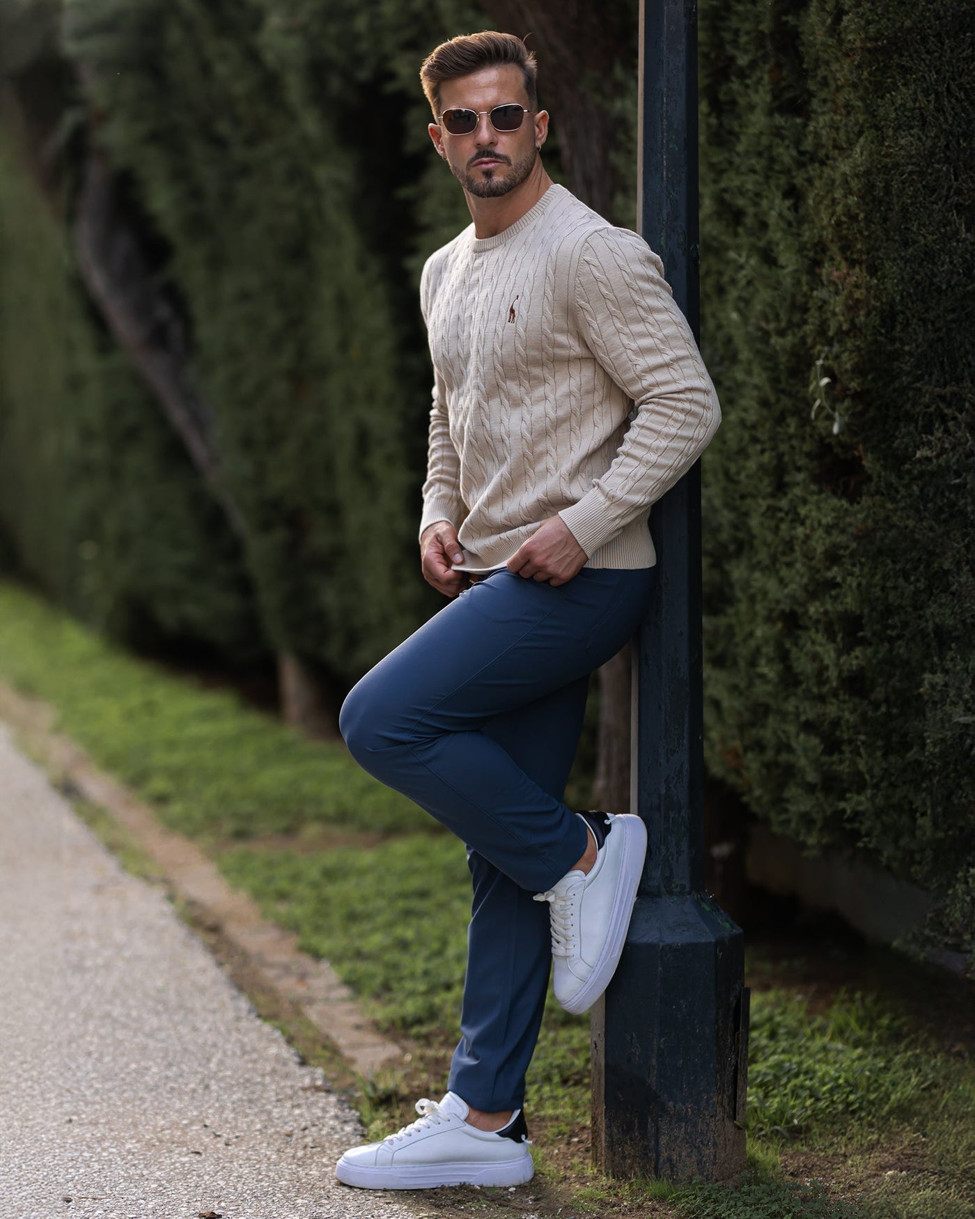 Baumwolltraum - Hochwertiger gestrickter Pullover für Männer