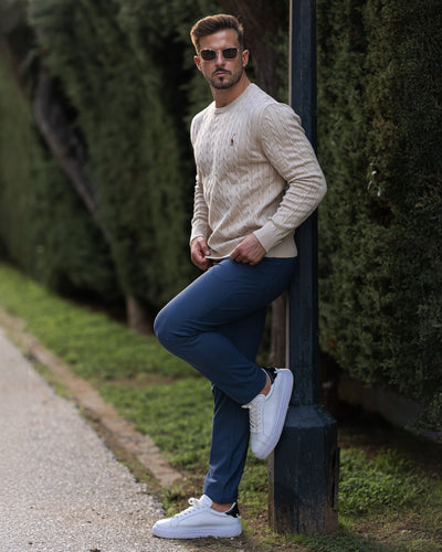 Baumwolltraum - Hochwertiger gestrickter Pullover für Männer