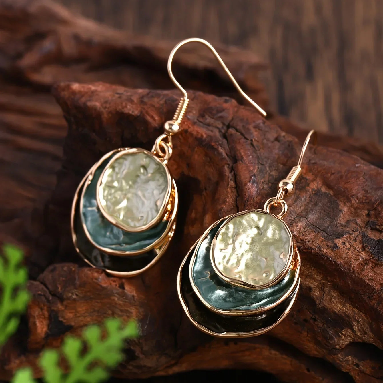 Elegante Vintage Damen Schmuckset mit Choker und Ohrringe