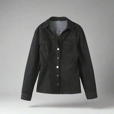 Vintage Damen Jeans-Anzug mit weitem Bein