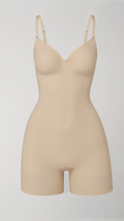 Bodysuit mit mittlerem Oberschenkel