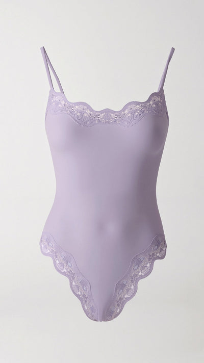 Nahtloser Spitzen-String-Body