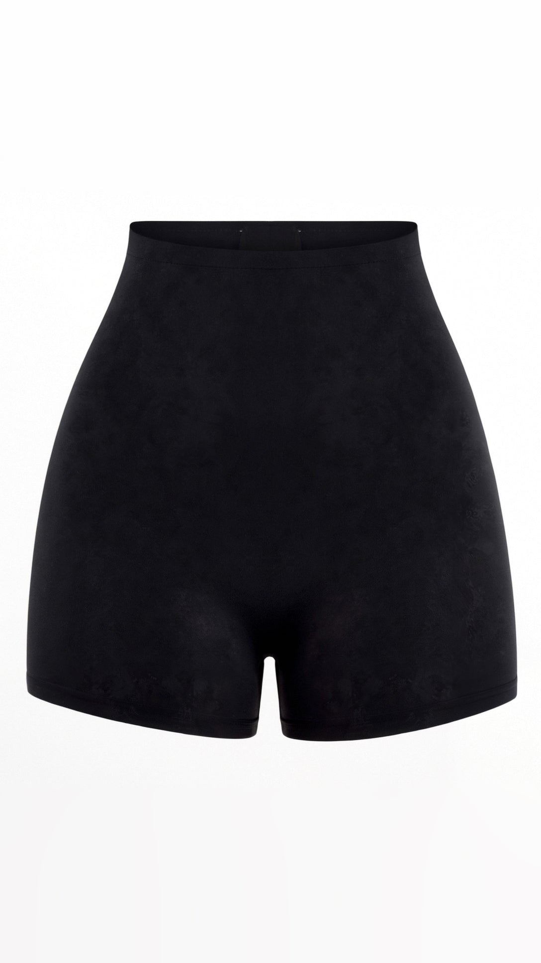 Nahtlose Shorts mit hoher Taille über dem Knie