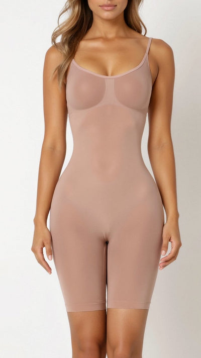 Bodysuit zur Rumpfformung bis zur Mitte des Oberschenkels