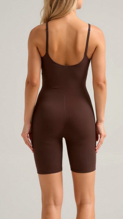Bodysuit mit mittlerem Oberschenkel