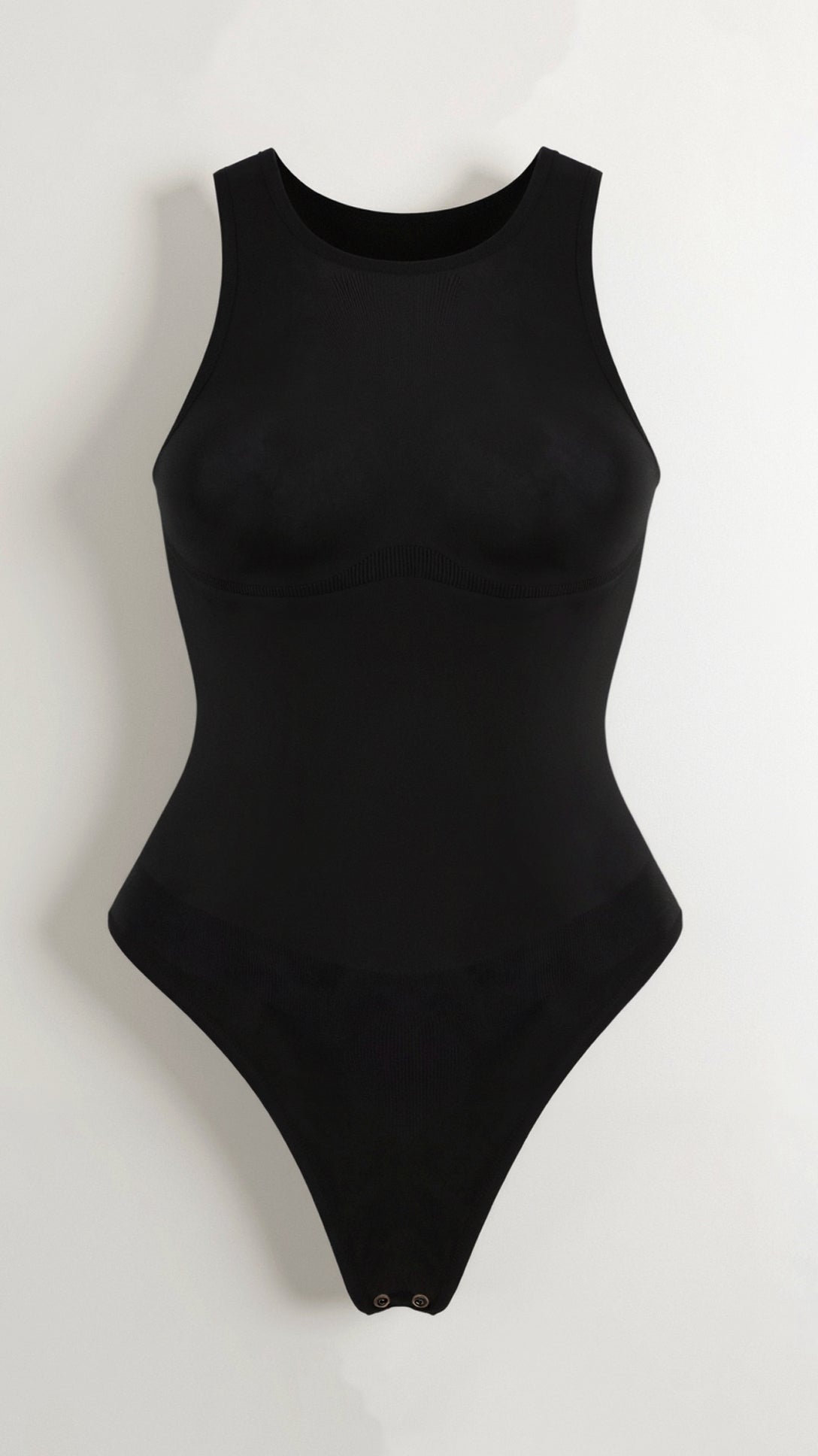 Tanga-Bodysuit mit Rundhalsausschnitt