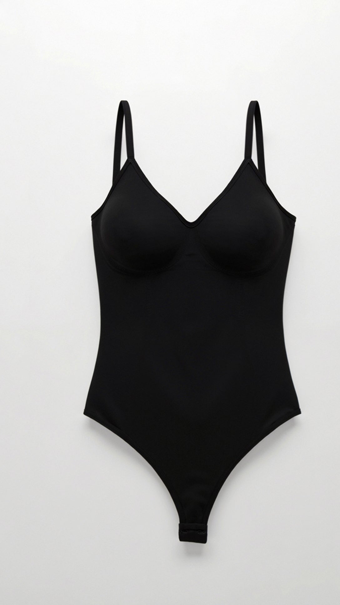 Nahtloser Tanga-Bodysuit mit tiefem Rücken