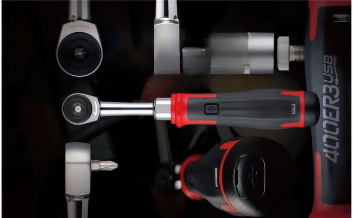 FlexiRatchet – Kabelloses, Schlankes Ratschenset