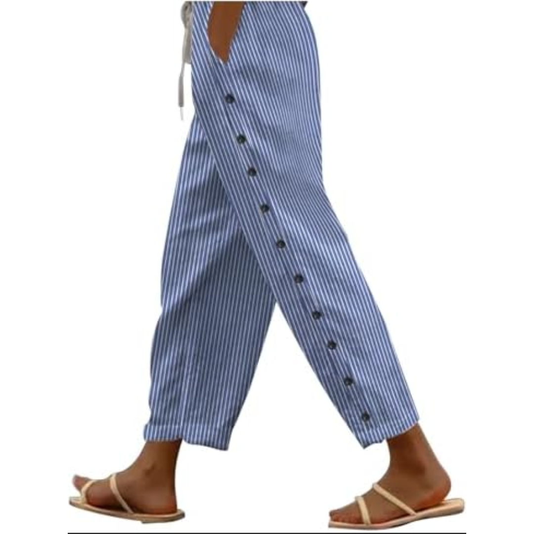 Kurze Sommerhose Für Damen | Gestreift