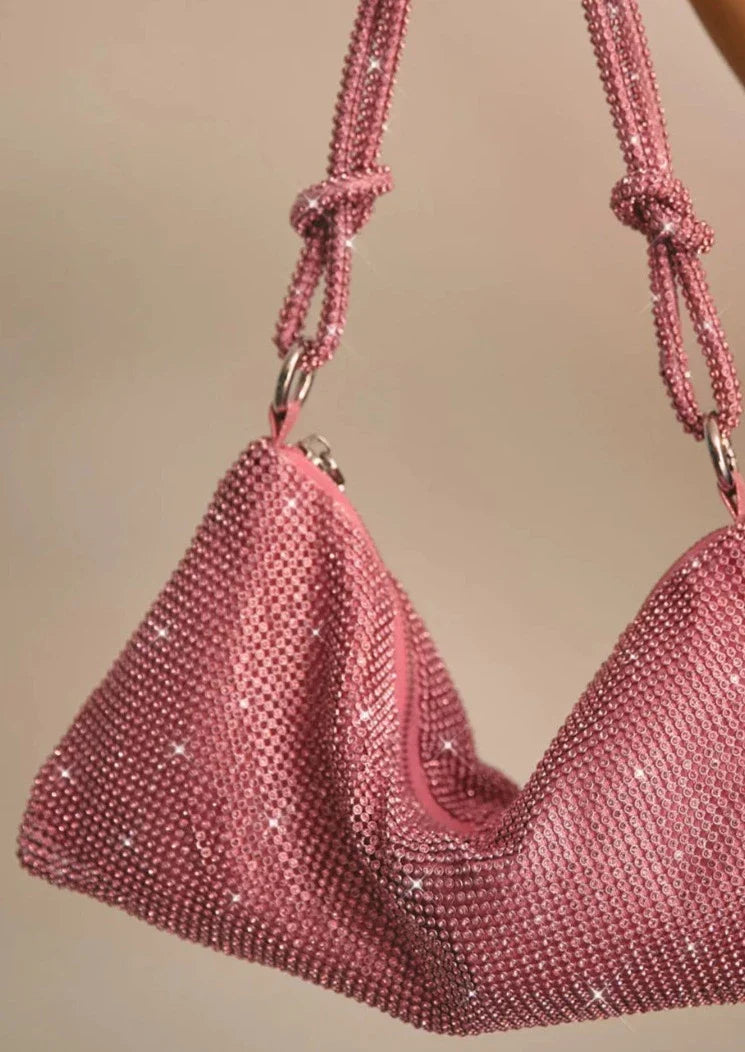 Dionne| Elegante Schultertasche in Rosa